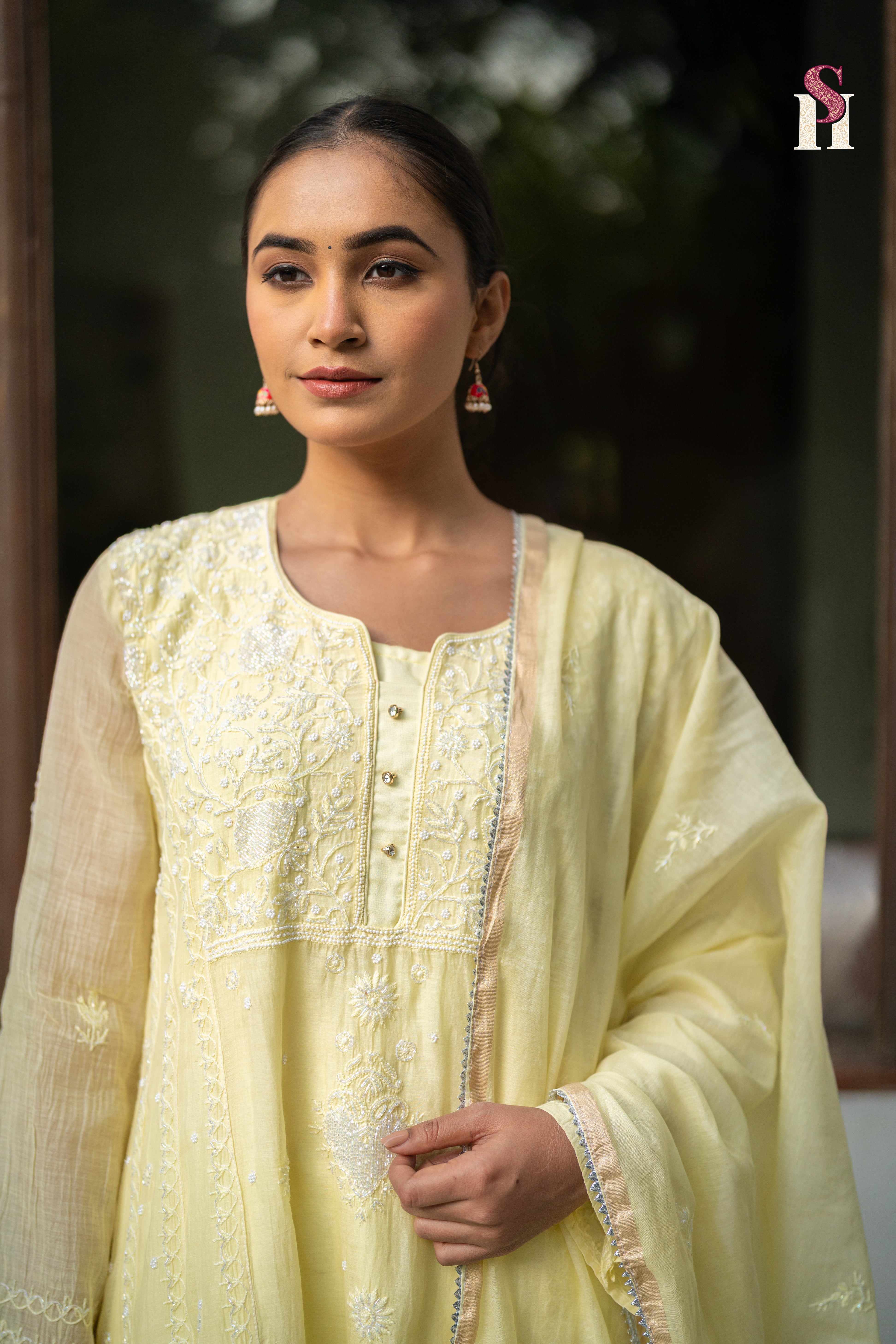 Yellow Colour Anarkali