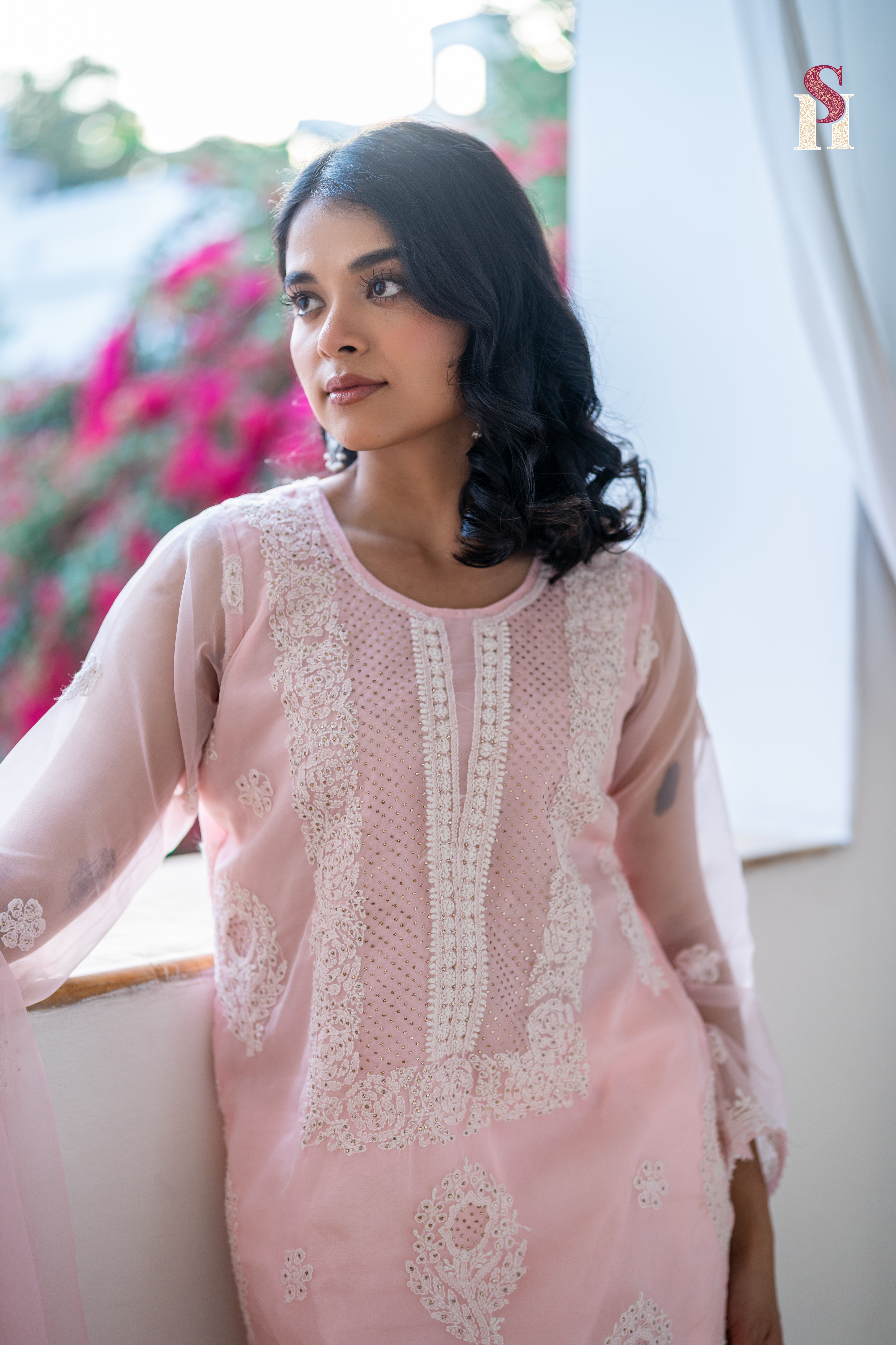 Baby Pink Colour Suit