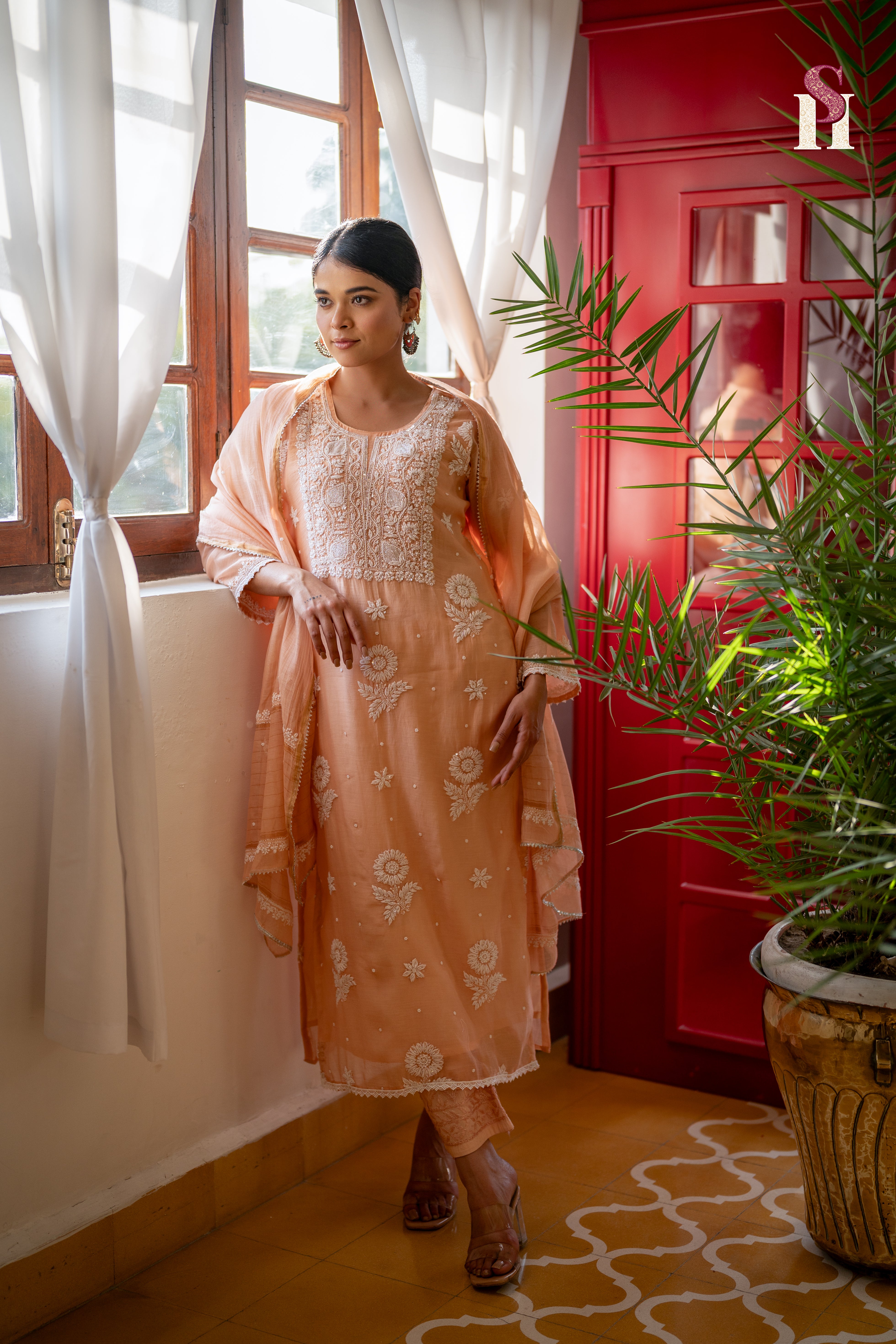 Sunlit Copper Colour Suit