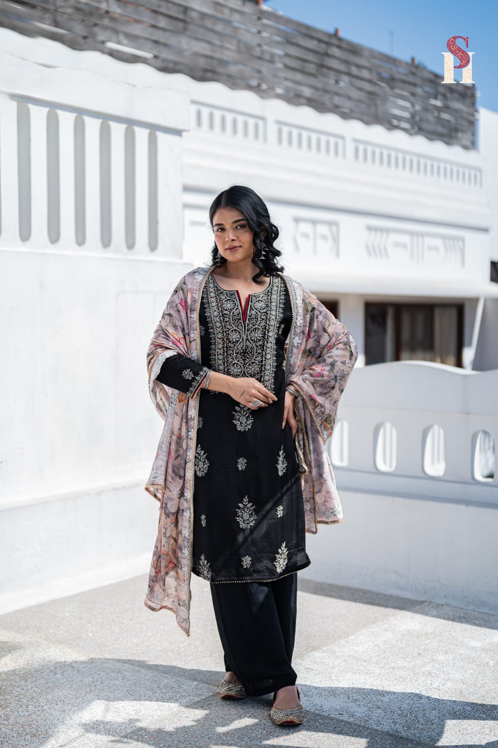 Black colour suit